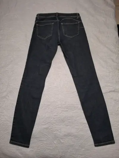 Jeans skinny Benetton azul oscuro mujer - miniatura 3