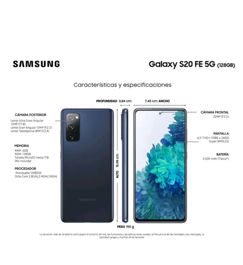 Smartphone Samsung Galaxy S20 FE Lavanda - 5