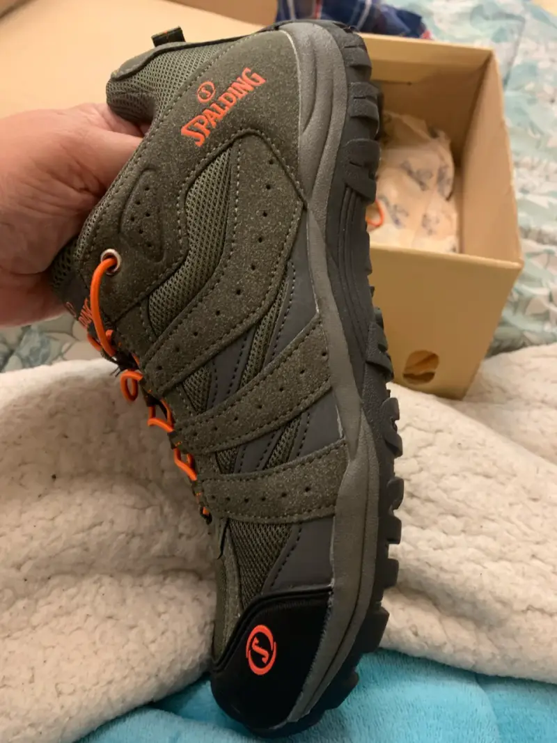 Zapatillas de trekking Spalding verde y negro - 2
