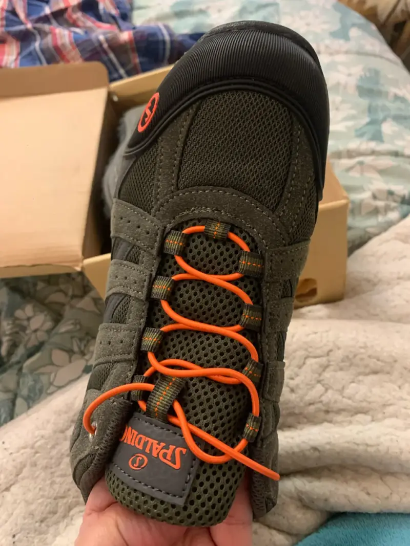 Zapatillas de trekking Spalding verde y negro - 3