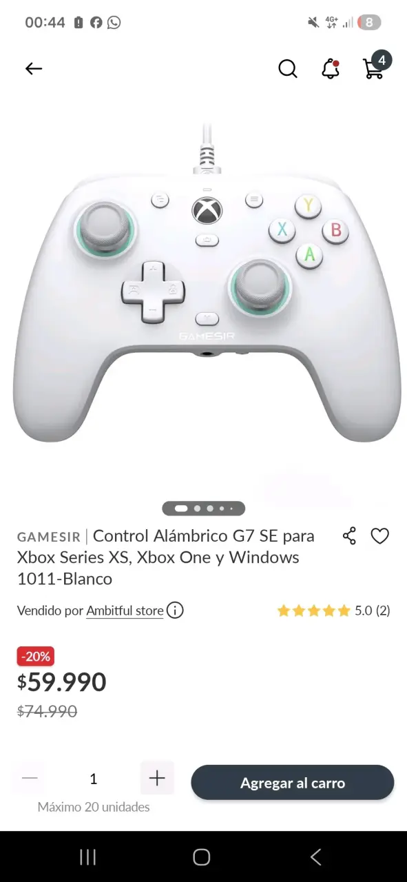Consola Xbox Series S + Gamer Sir G7 - 6