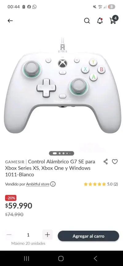 Consola Xbox Series S + Gamer Sir G7 - miniatura 9