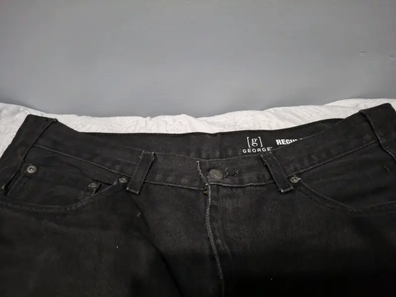Jeans negros George para hombre - 3