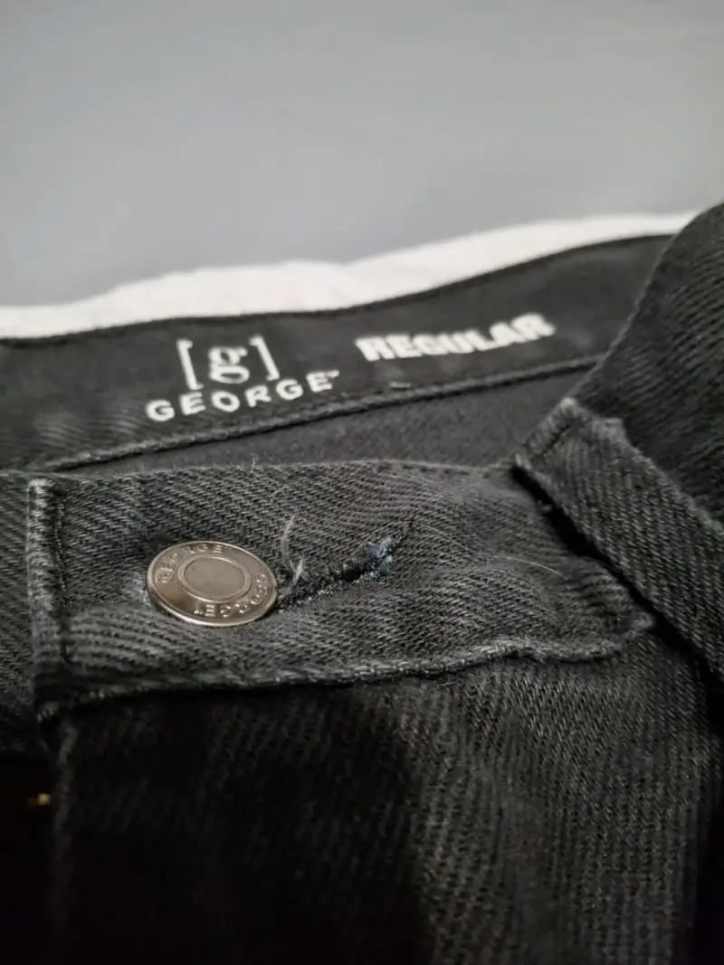 Jeans negros George para hombre - 4