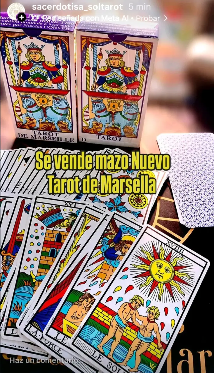 Mazo de Tarot de Marsella Camoin Jodorowsky - 1
