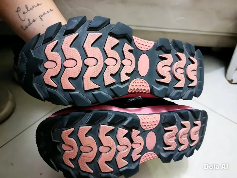 Zapatos de seguridad negras y rosadas para mujer - 2