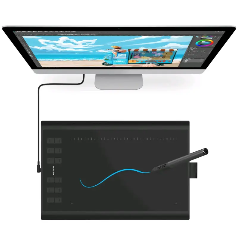 Tableta huion modelo New 1060 plus - 1