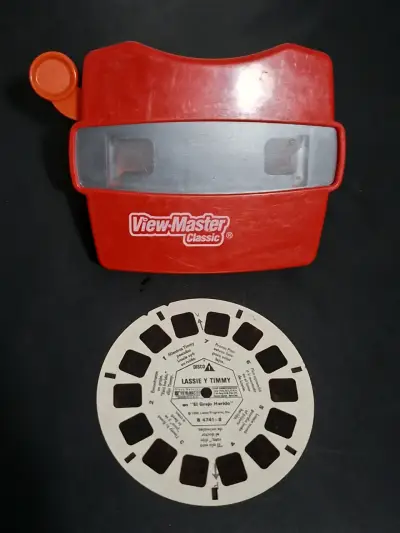 Visor View-Master Classic con disco Lassie y Timmy - miniatura 1