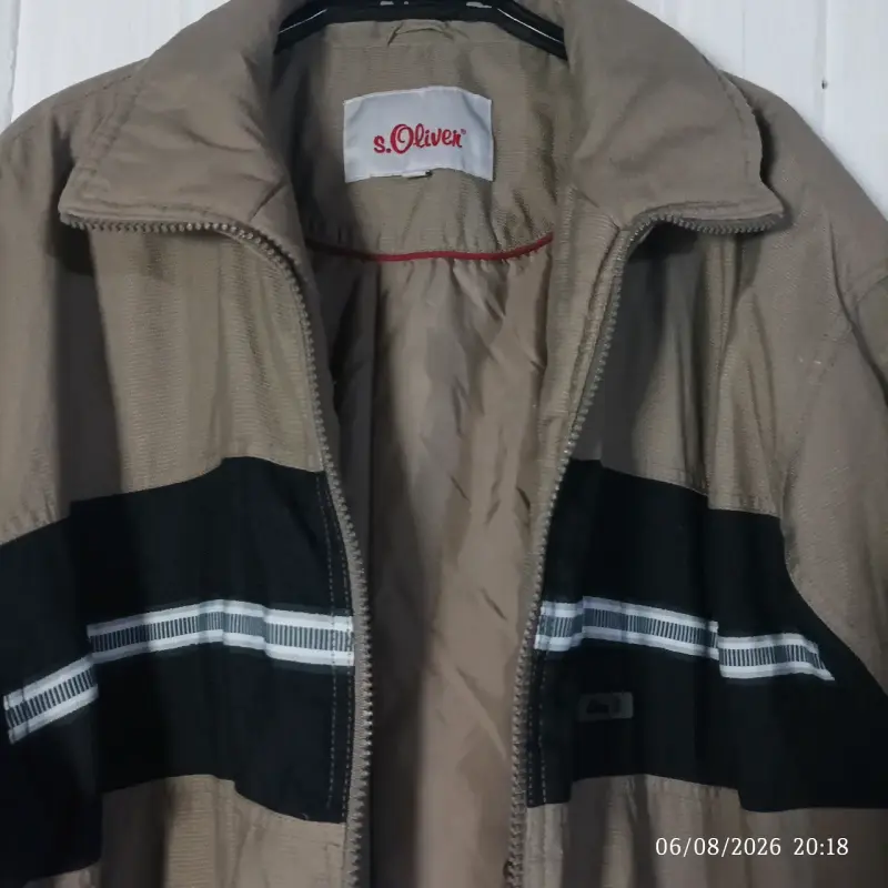 Chaqueta de hombre s.Oliver beige y negra - 2
