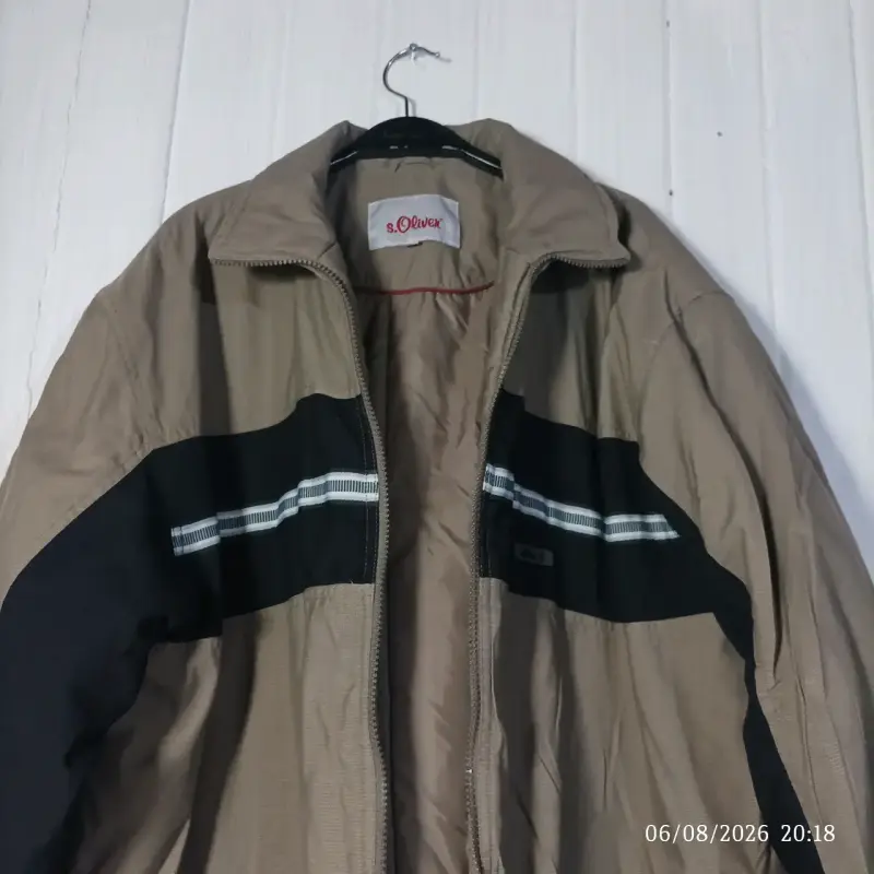 Chaqueta de hombre s.Oliver beige y negra - 3