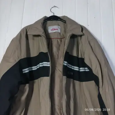 Chaqueta de hombre s.Oliver beige y negra - miniatura 3