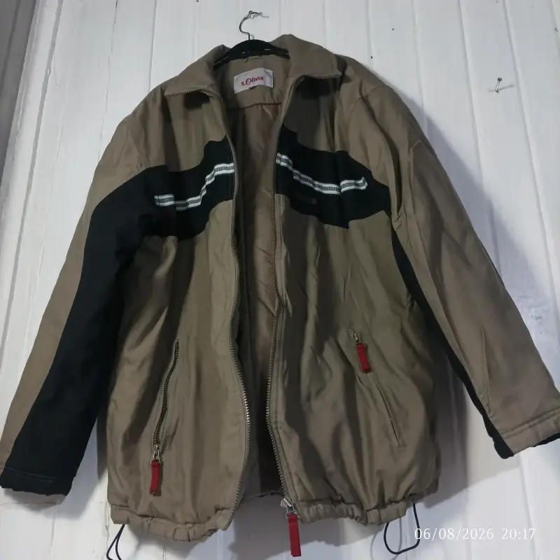 Chaqueta de hombre s.Oliver beige y negra - 4