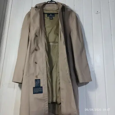 Abrigo beige London Fog para hombre - miniatura 1