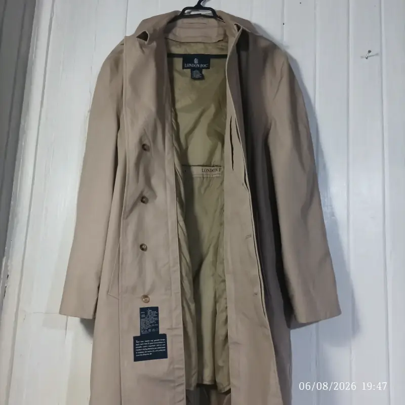 Abrigo beige London Fog para hombre - 2