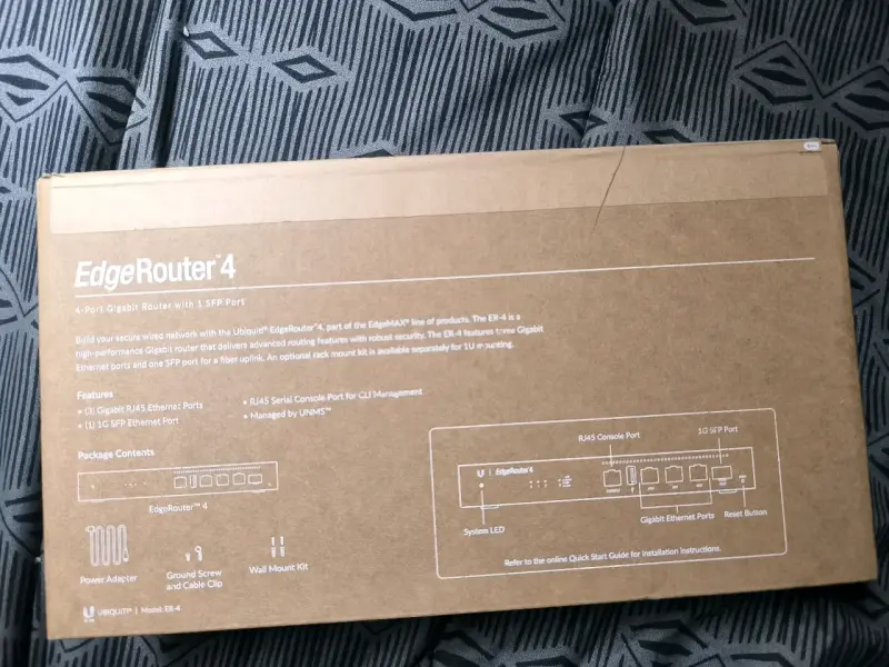 Router Ubiquiti EdgeRouter 4 nuevo en caja - 2
