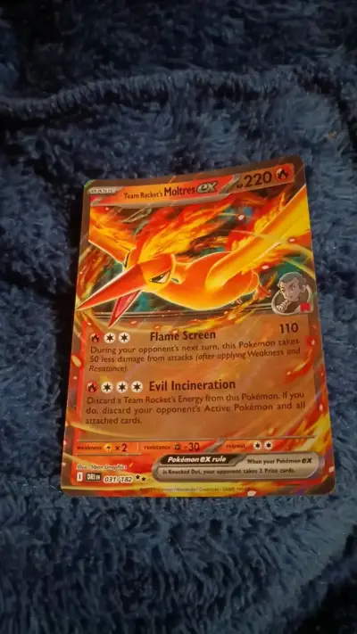 Carta "Team Rocket's Moltres EX" - miniatura 1