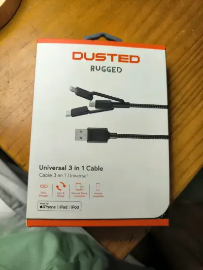 Cable Universal 3 en 1 Dusted Rugged - miniatura 1