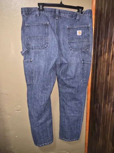 Jeans de trabajo Carhartt azul relajado 38x30 - miniatura 2