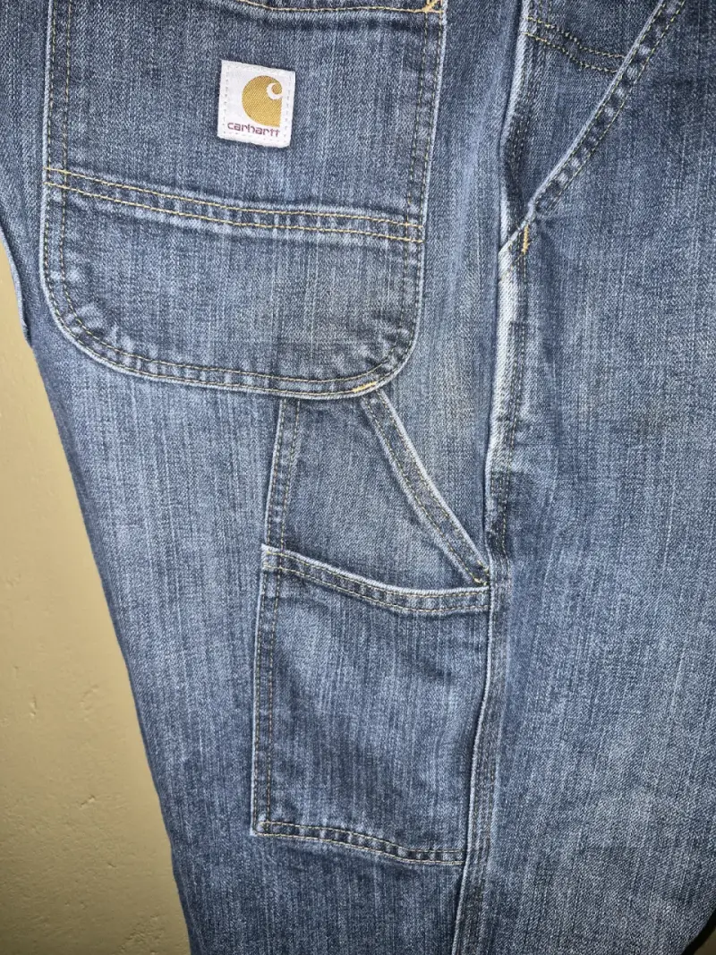 Jeans de trabajo Carhartt azul relajado 38x30 - 3