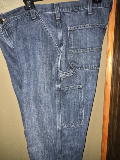 Jeans de trabajo Carhartt azul relajado 38x30 - miniatura 5
