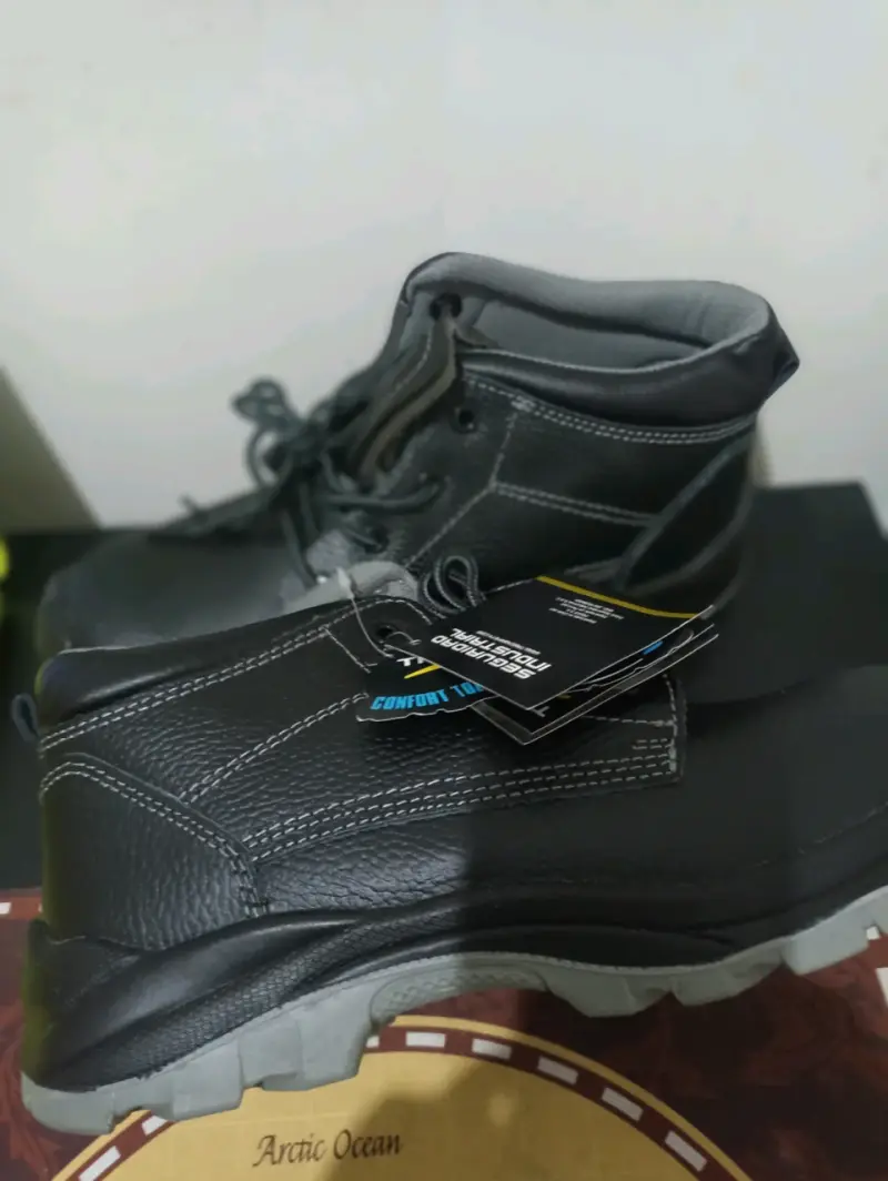 Botas de seguridad industrial negras - 2