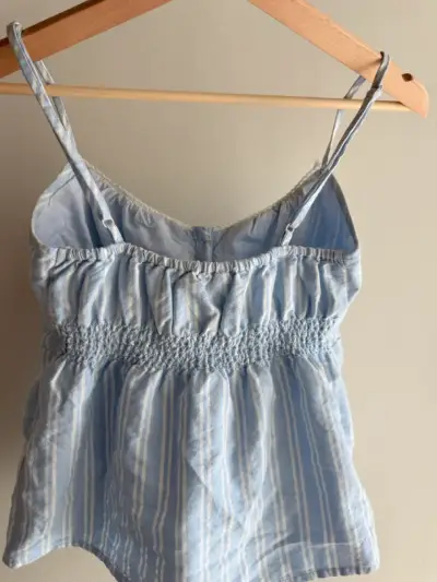 Blusa de tirantes Glassons a rayas celestes - miniatura 2