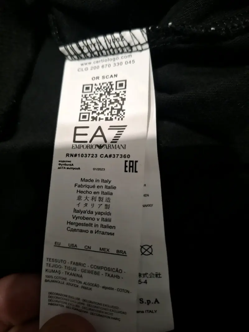 Polerón EA7 Emporio Armani multilogo - 4