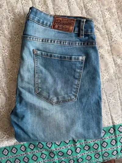 Jeans de Hombre Original Penguin Azul Claro - miniatura 1