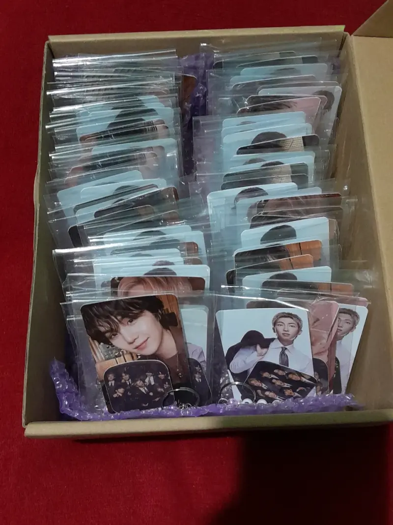 Rifa de freebies de bts, llaveros hecho a mano - 2