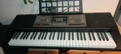 Teclado electrónico con soporte y pantalla digital - miniatura 2