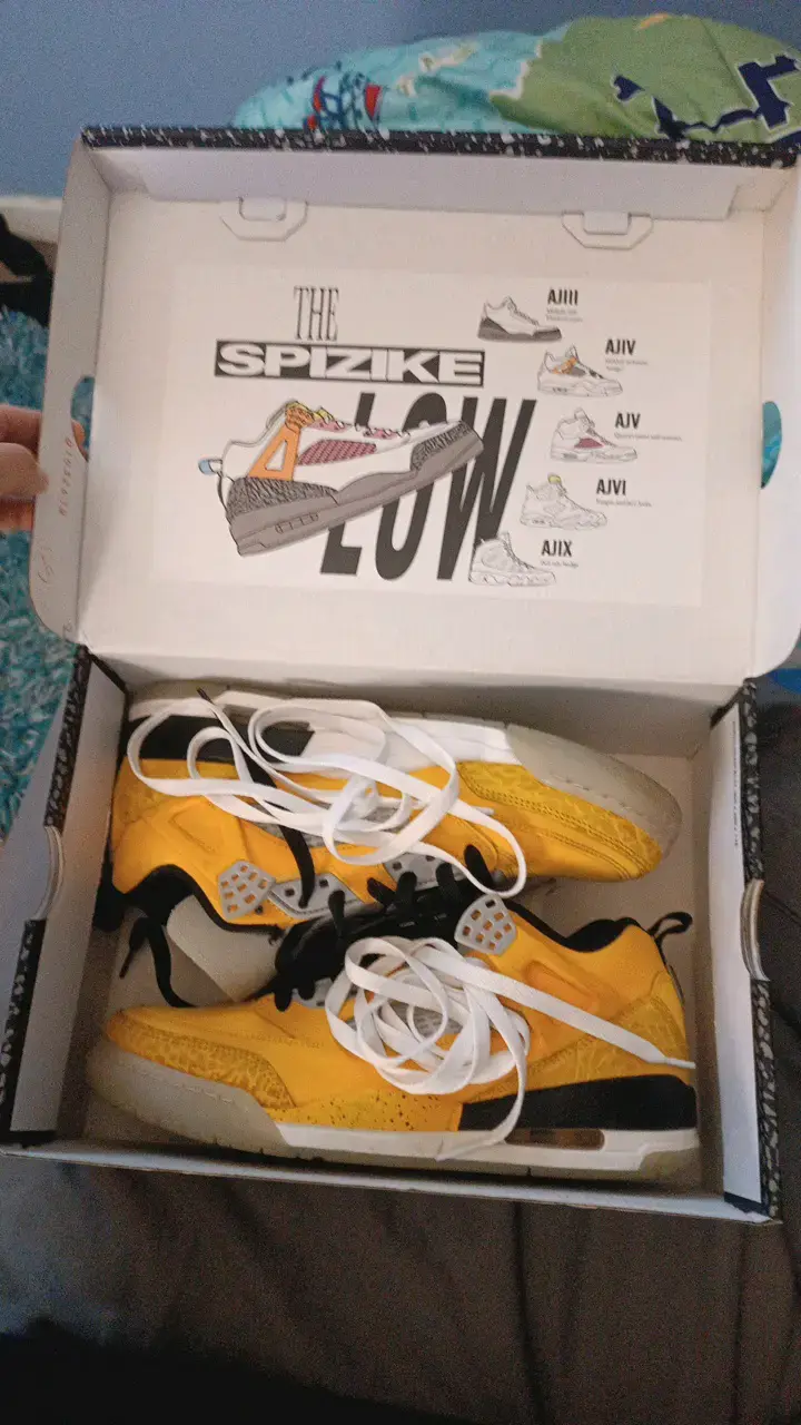 Zapatillas deportivas amarillas con caja original - 3