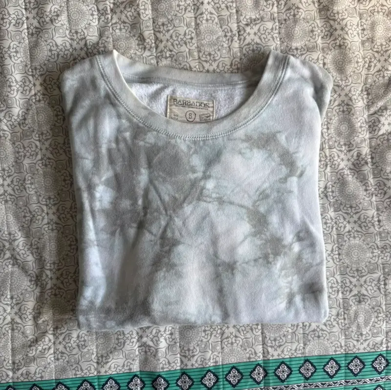 Polerón tie-dye gris claro para hombre - 2