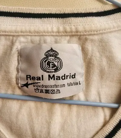 Polera Real Madrid blanca talla L - miniatura 4
