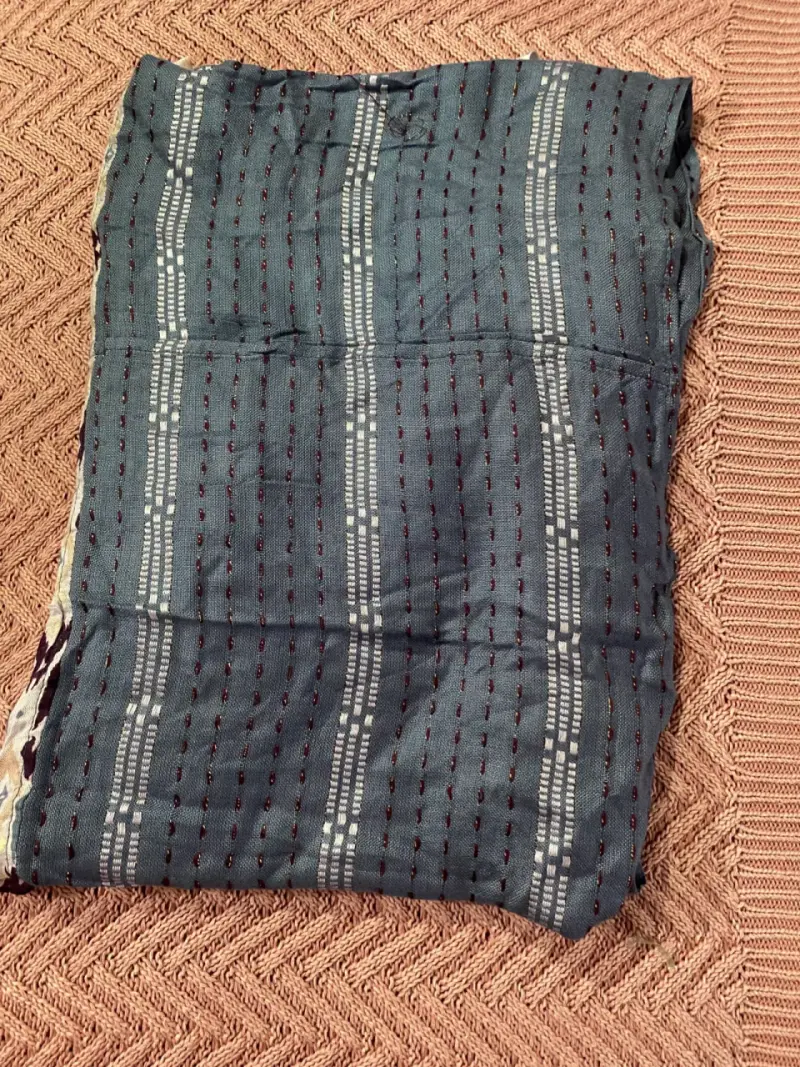 Pañuelo tipo bufanda de viscosa con diseño étnico - 3