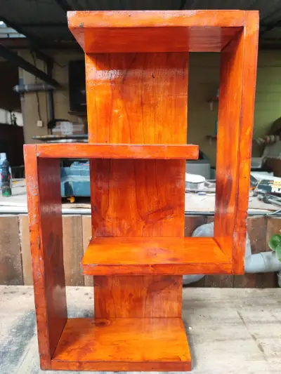 Estante de madera para pared, repisa flotante - miniatura 2