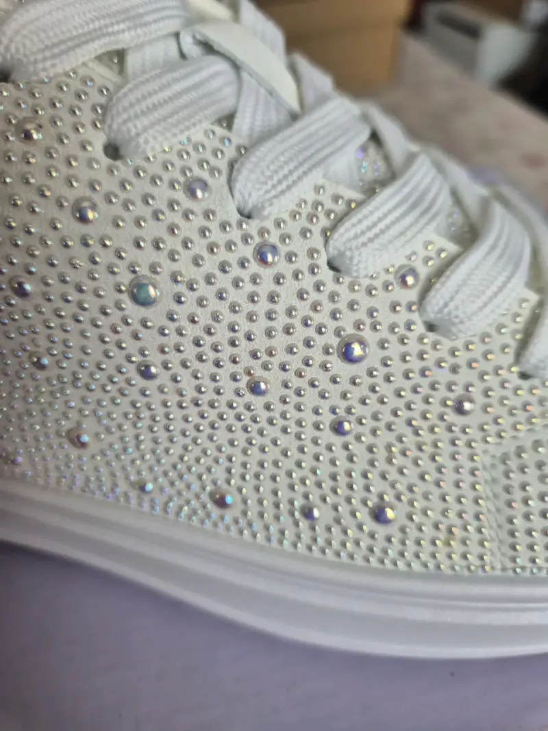 Steve Madden Zapatillas para novia con brillantes - 2