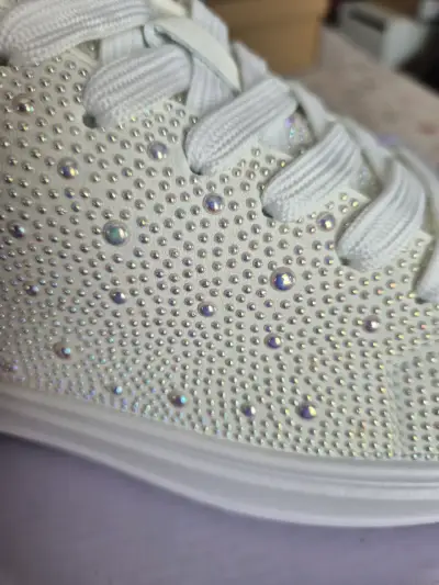 Steve Madden Zapatillas para novia con brillantes - miniatura 2