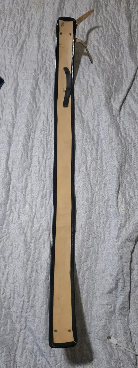 Cinturón de suela bordado artesanal folclorico - 4