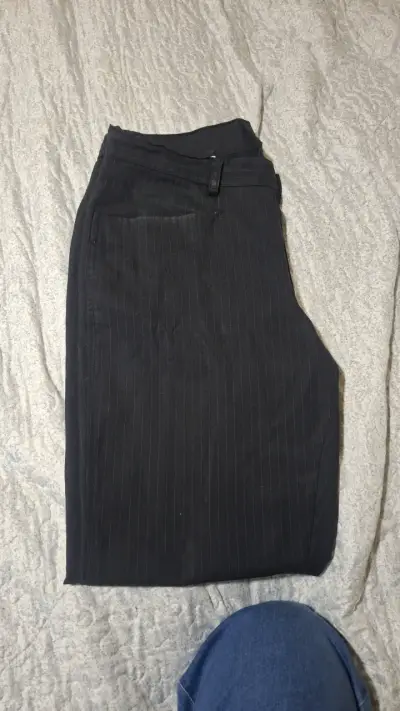 Pantalón de Huaso negro a rayas para hombre talla - miniatura 1