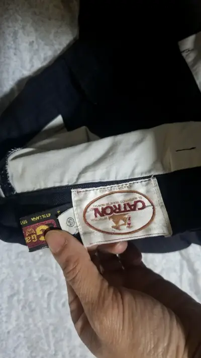 Pantalón de Huaso negro a rayas para hombre talla - miniatura 3