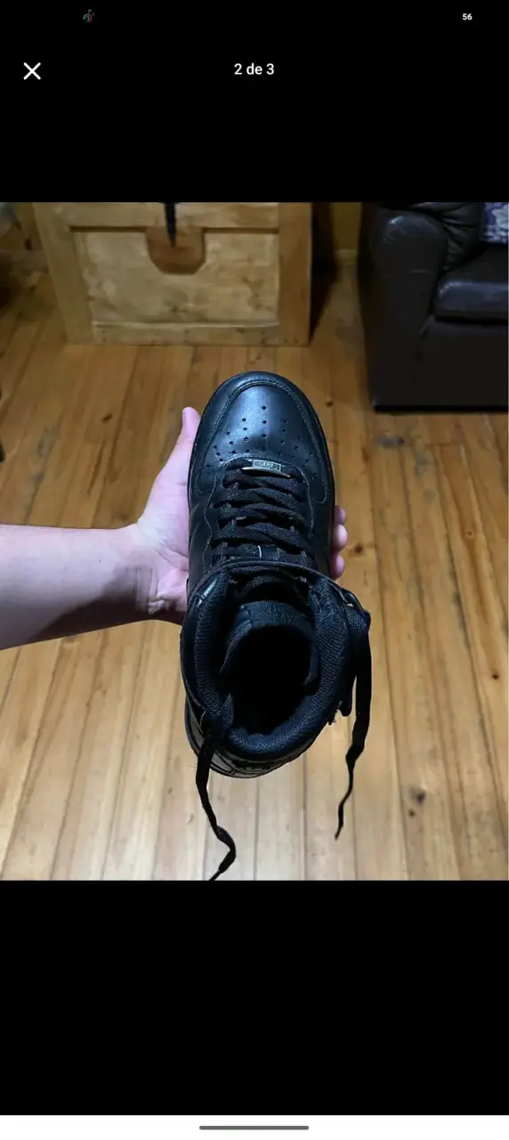 Zapatillas negras Nike Air Force - 2