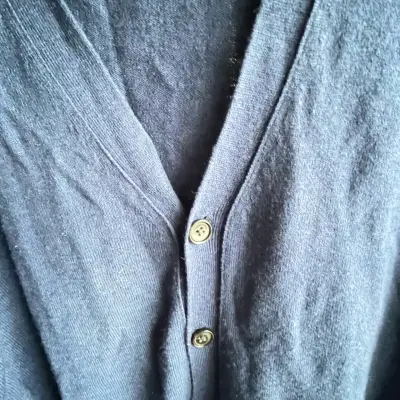 Cardigan azul marino de lana Regatta - miniatura 2
