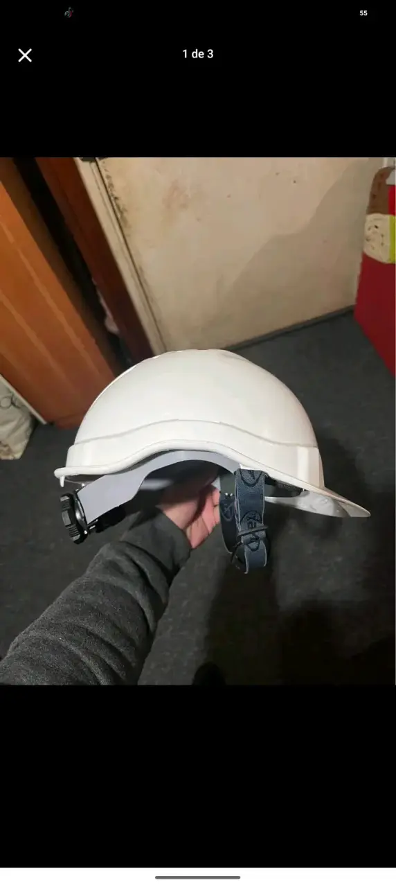 Casco de Seguridad Blanco para Construcción - 1