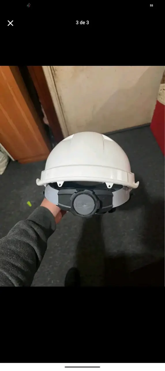 Casco de Seguridad Blanco para Construcción - 3