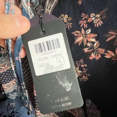 Blusa estampada bohemia Lorenzo di Pontti - miniatura 5