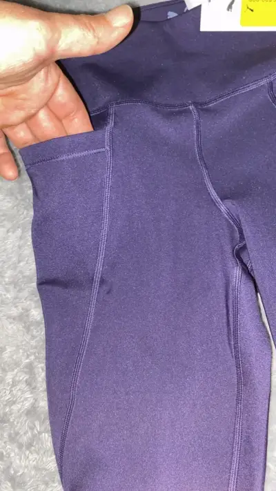 Leggings deportivos morados Puma para mujer - miniatura 2