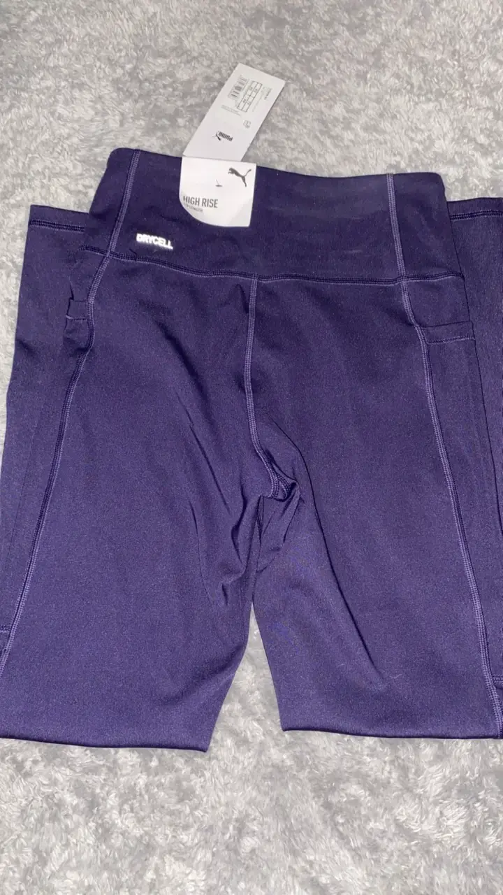 Leggings deportivos morados Puma para mujer - 3