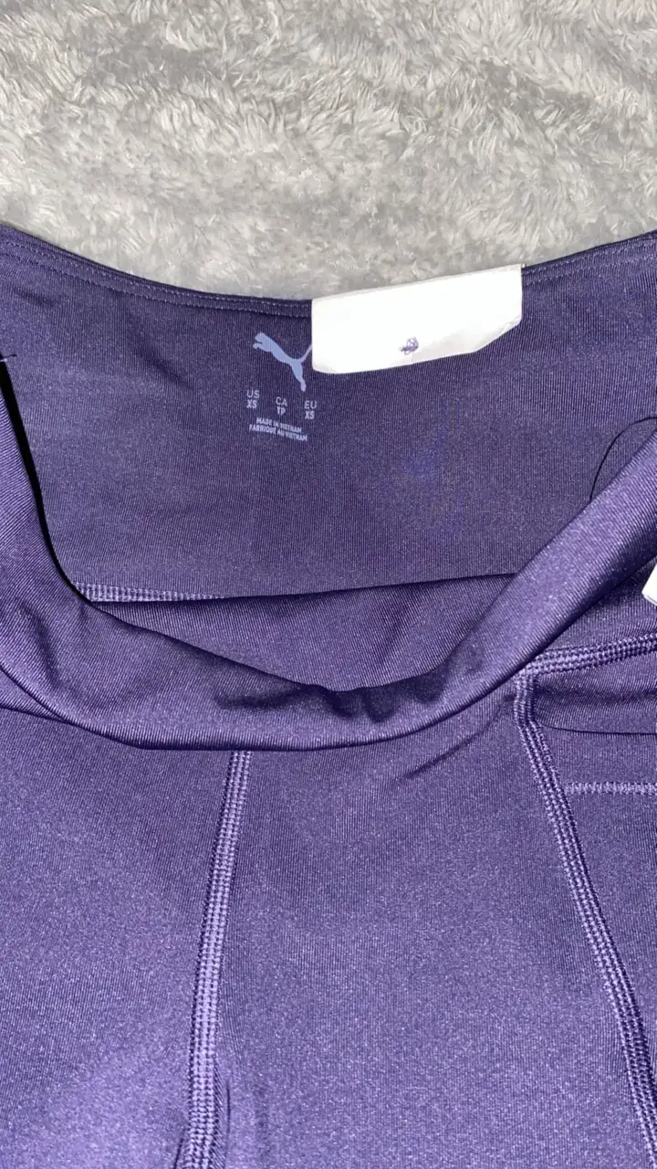 Leggings deportivos morados Puma para mujer - 5