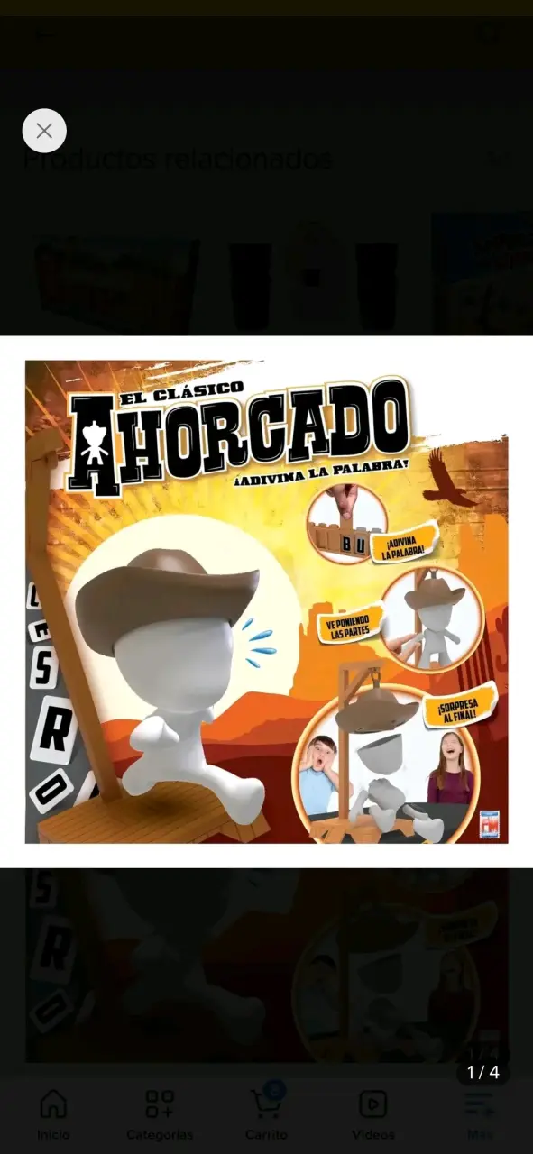 Juego de mesa El Clásico Ahorcado - 2