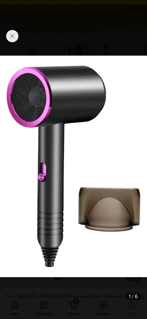 Secador de Pelo Profesional con Protección Iónica - 3